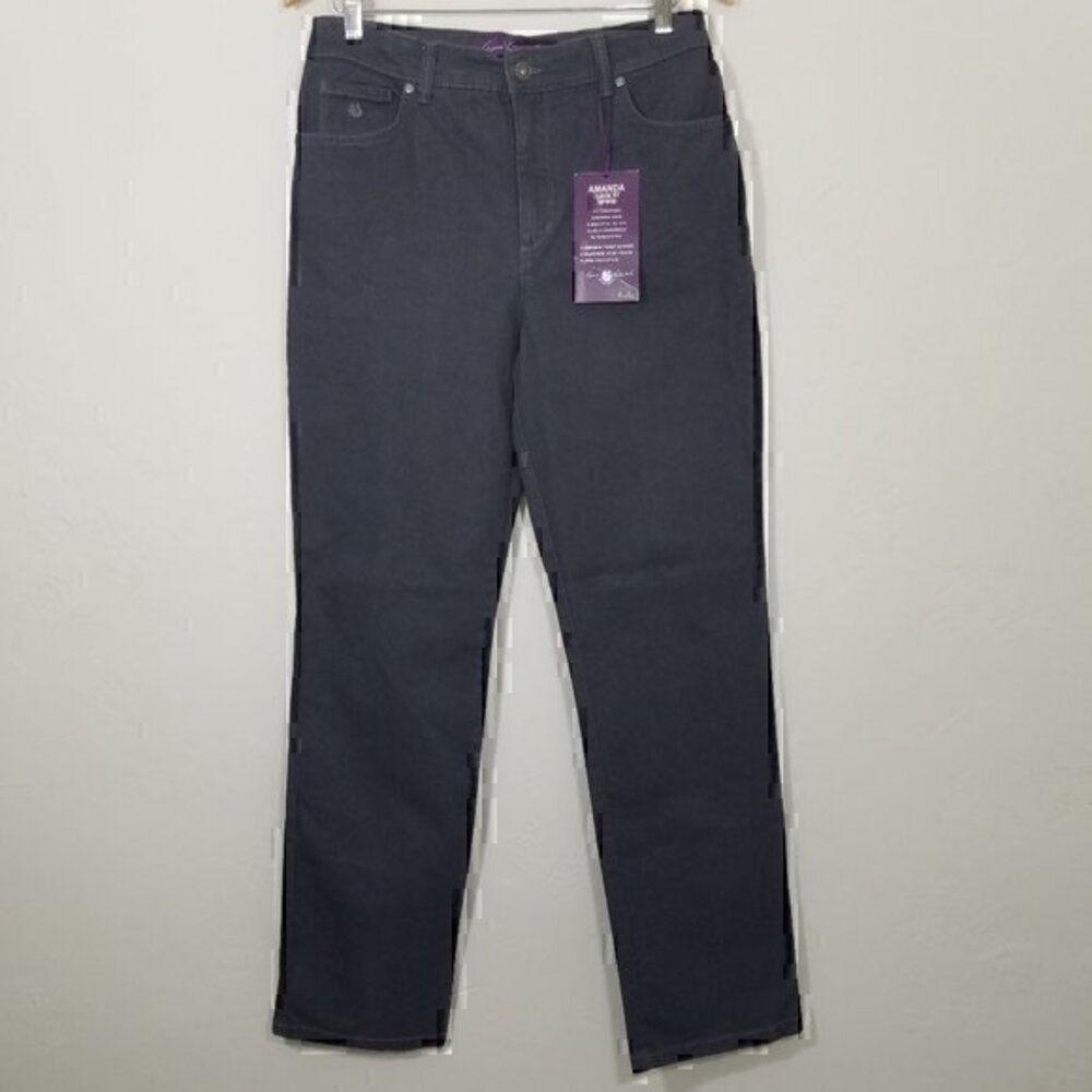 NWT Gloria Vanderbilt AMANDA Classic Fit Tapered Stretch Jeans Size 10